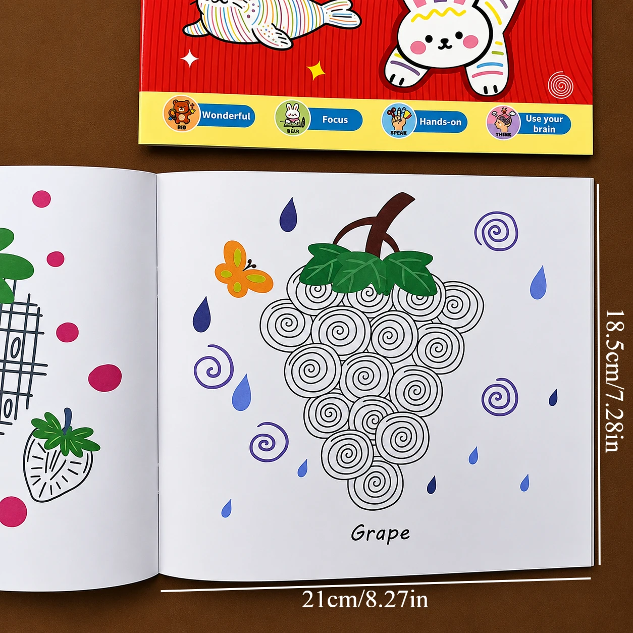 My First Coloring Book: Line Tracing & Coloring – Hands-On Activity for Kids’ Focus & Brain Development