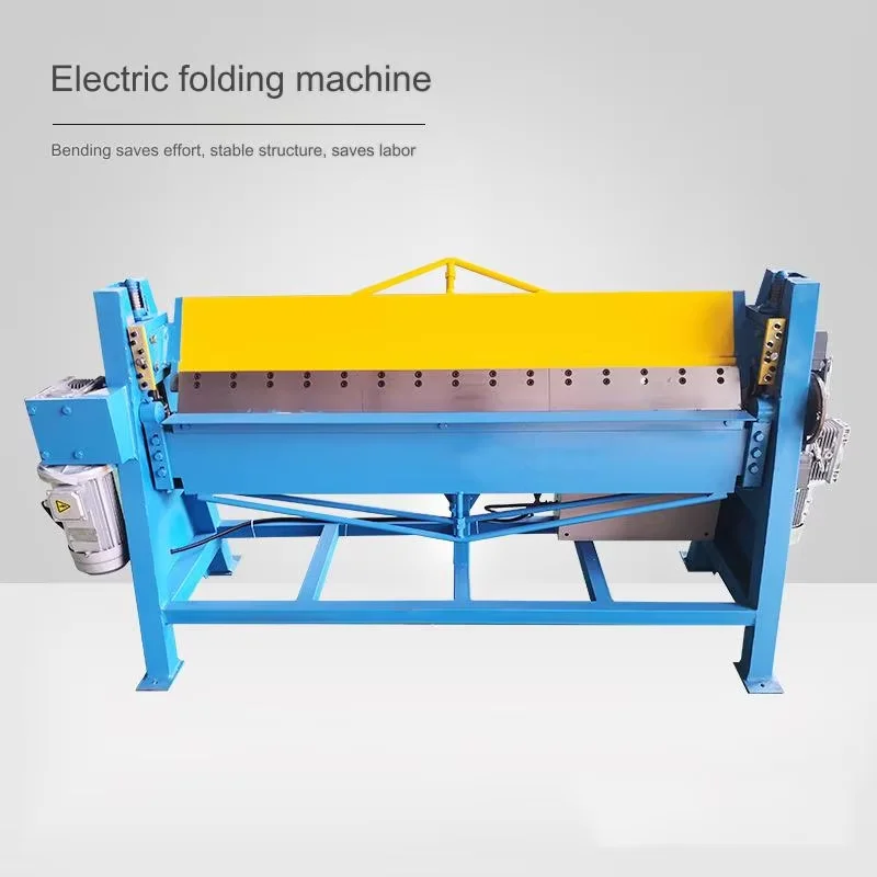 Professional Electric Sheet Metal Brake Folding Machine 90 Degree Bending for Aluminum Plastic Materials Sheet Segment Folder