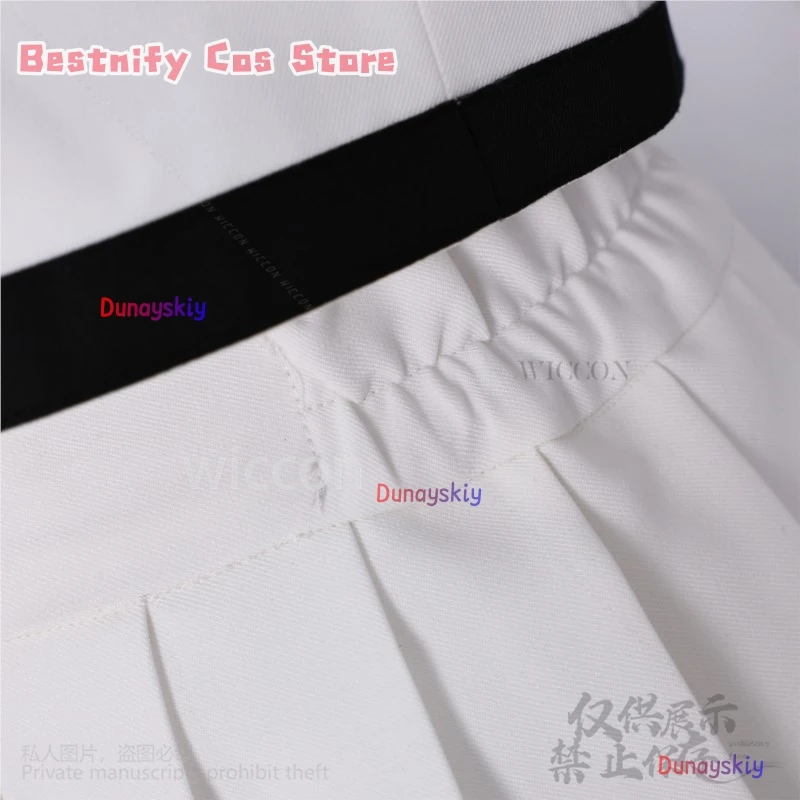 Anime Rock Is A Lady's Modesty Cosplay Ririsa Suzunomiya Costume JK School British Style Dress Lolita Wig For Girls Customized