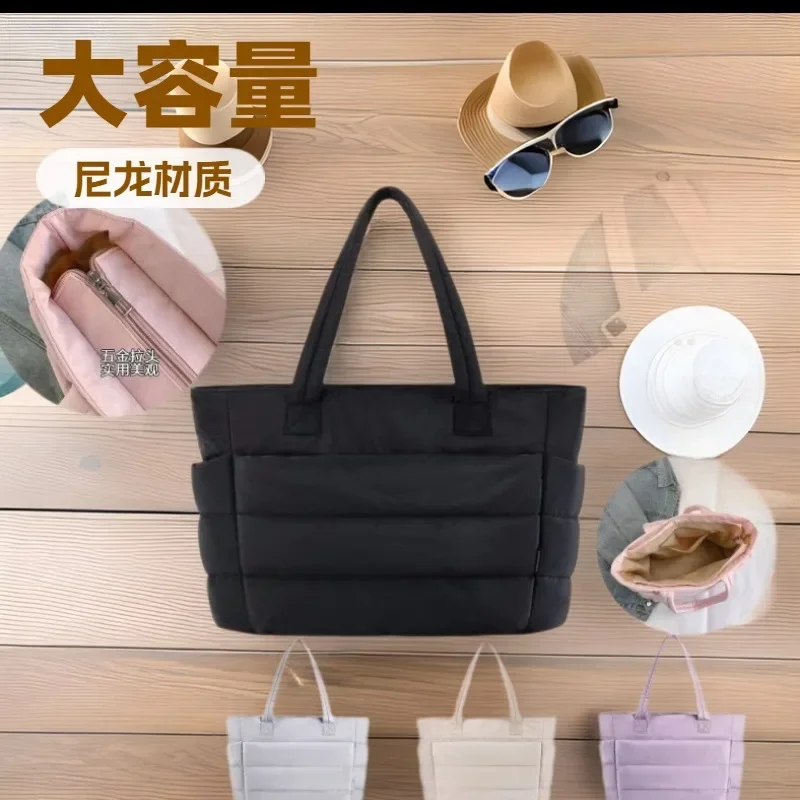 

Новая женская сумка 2025 года, легкая пушистая сумка, подходит для путешествий и работы, женская сумка-мессенджер