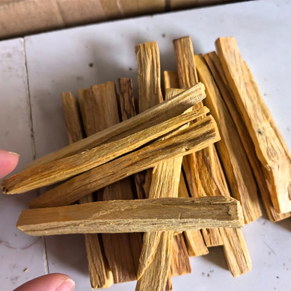 Palo Santo Sticks Scented Aroma Sticks Purifying Healing Stress Relief Natural Crude Wood Strips for Meditation Relaxation