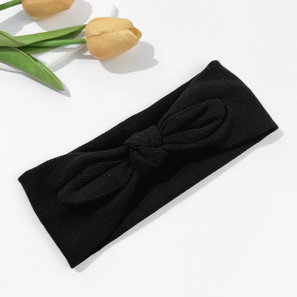 Headband Bunny Ear Women Fitness Yoga Sweat Wicking Western Style Versatile Elastic Fabric Soft Lightweight Breathable