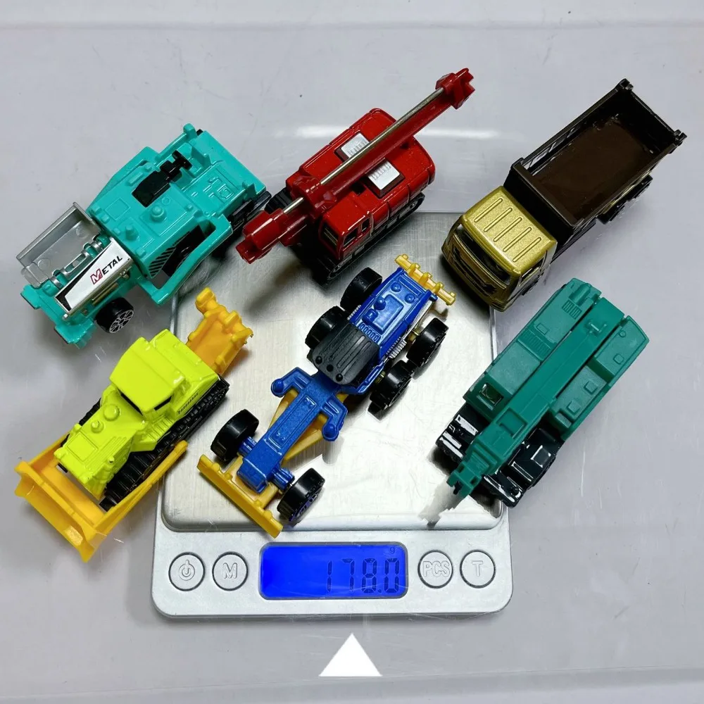 

4/6pcs 1:64 Alloy Engineering Truck Loader Mini 2 Styles Vehicle Excavator Tractor Classic Construction Car Model