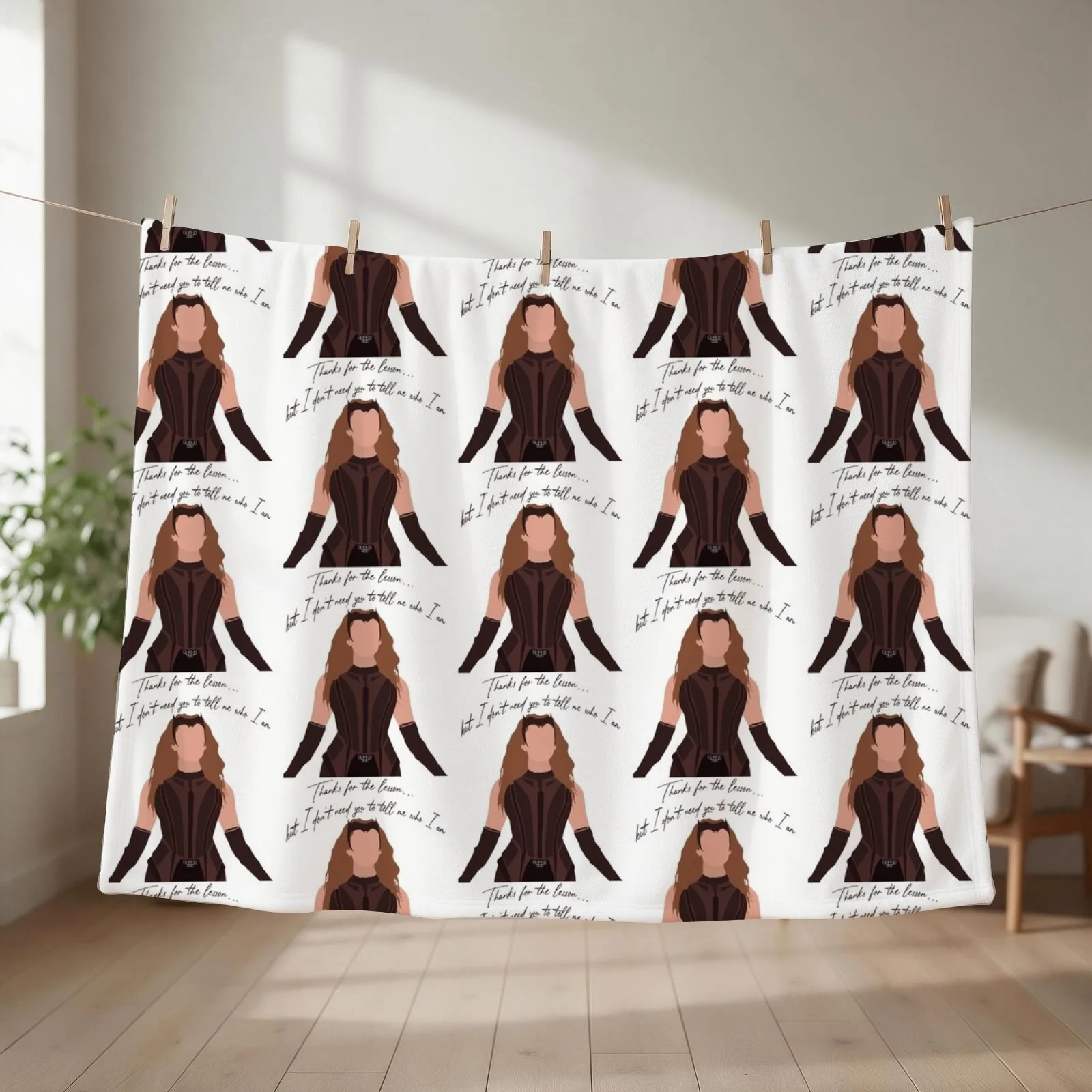 Thanks for the lesson... Throw Blanket couch cozy soft plush fuzzy picnic outdoor blanket