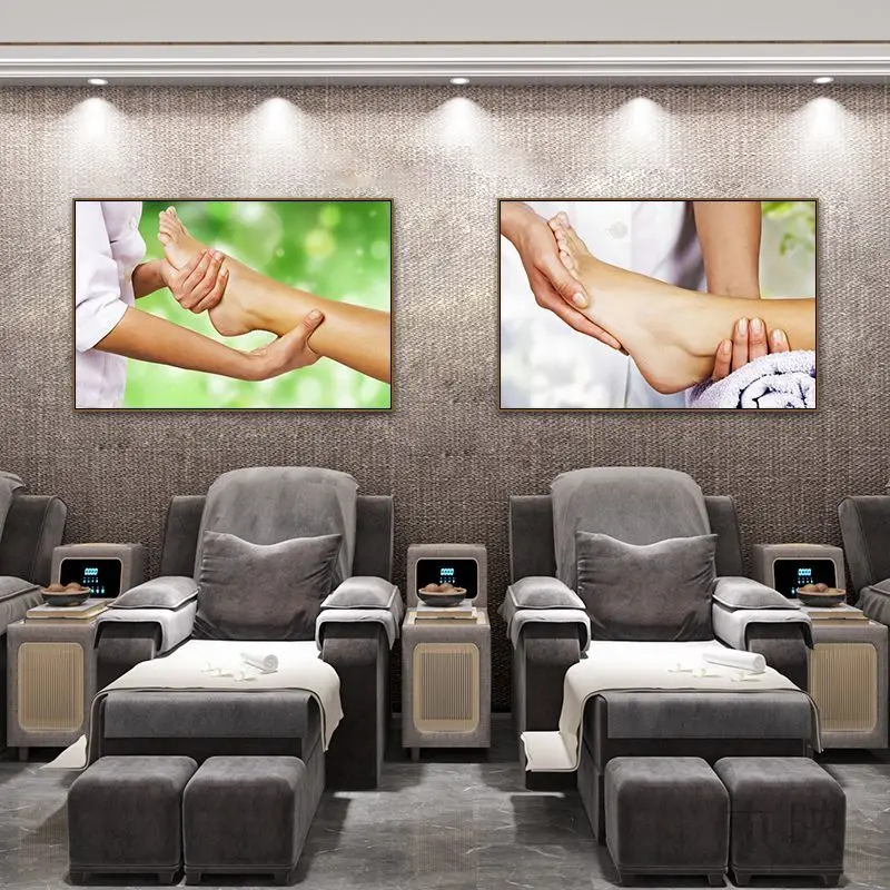 Massage Beauty Manicure Salon  Spa Health Foot Posters Pictures Canvas Wall Art Home Decor Paintings for Living Room Decoration