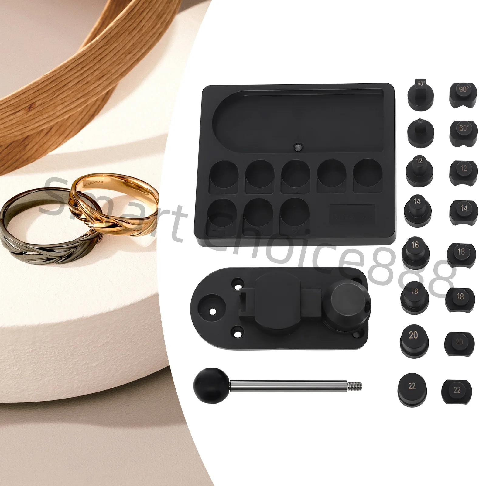 

Ring Bender Bending Machine Kit Multi-Functional Metal Ring Bending Machine for Gold Silver and Copper Jewelry Making Tools