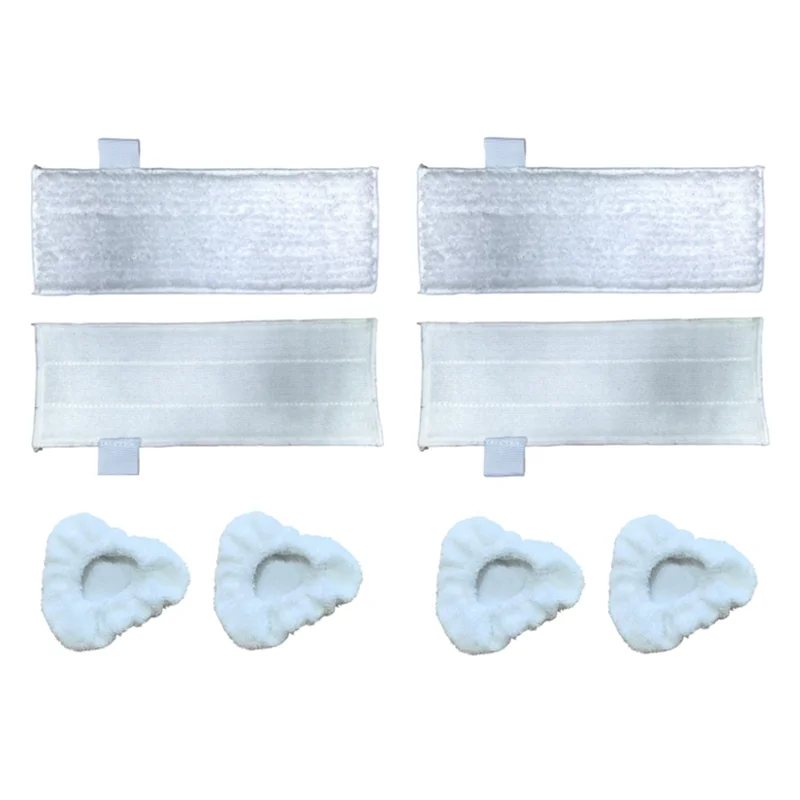 

Комплект сменных насадок из микрофибры A005 для пароочистителя Dupray, сменные подушечки для паровой швабры