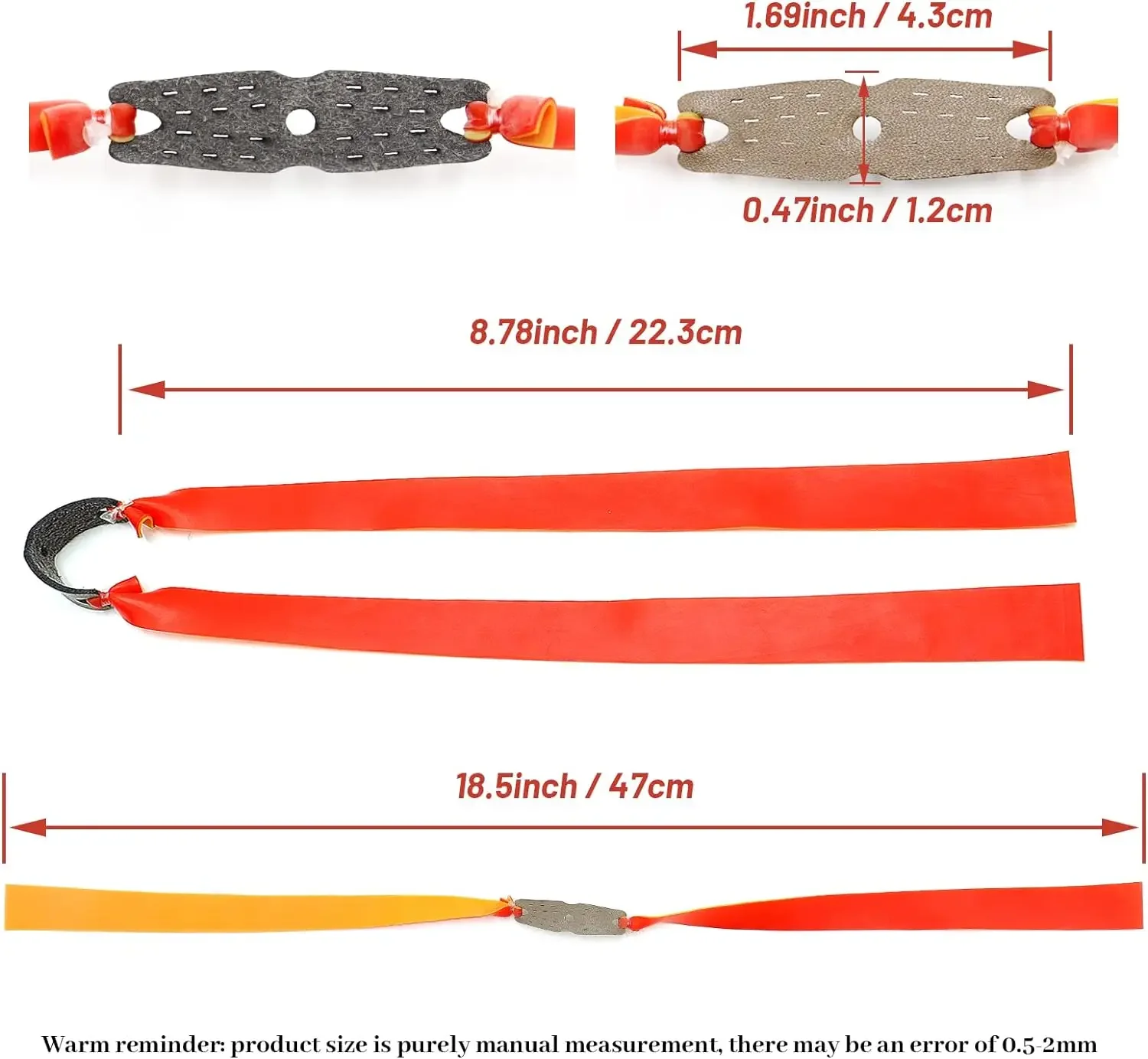 Strong Rubber Band Slingshot Accessories for Outdoor Hunting and Shooting, High-quality Rubber Elastic Band Accessories Caza