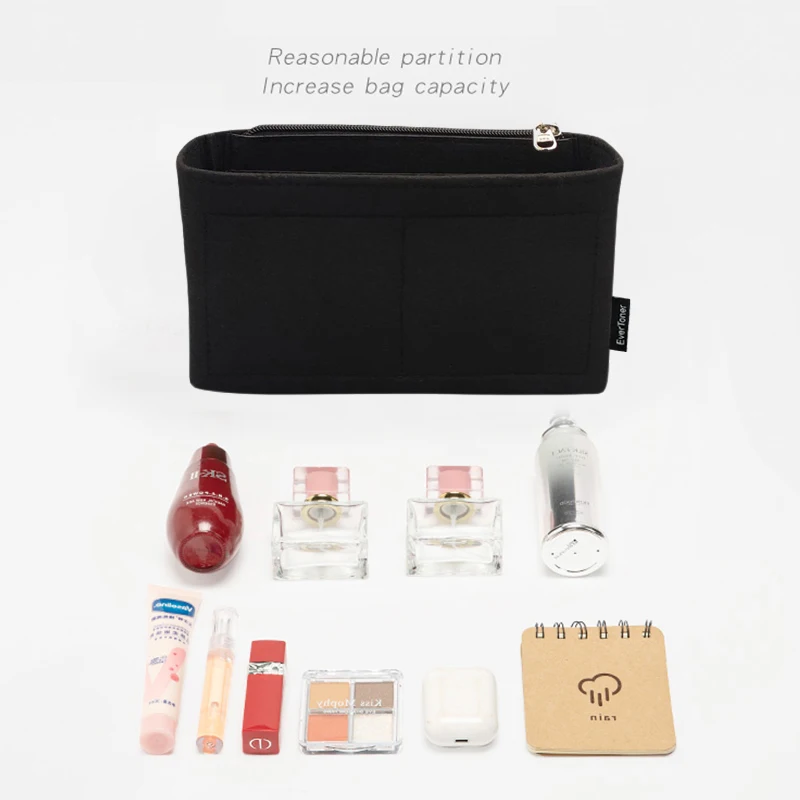 EverToner Felt Insert Organiser Bag For 22 Bag Organizer Bag In Bag Prevent Stain