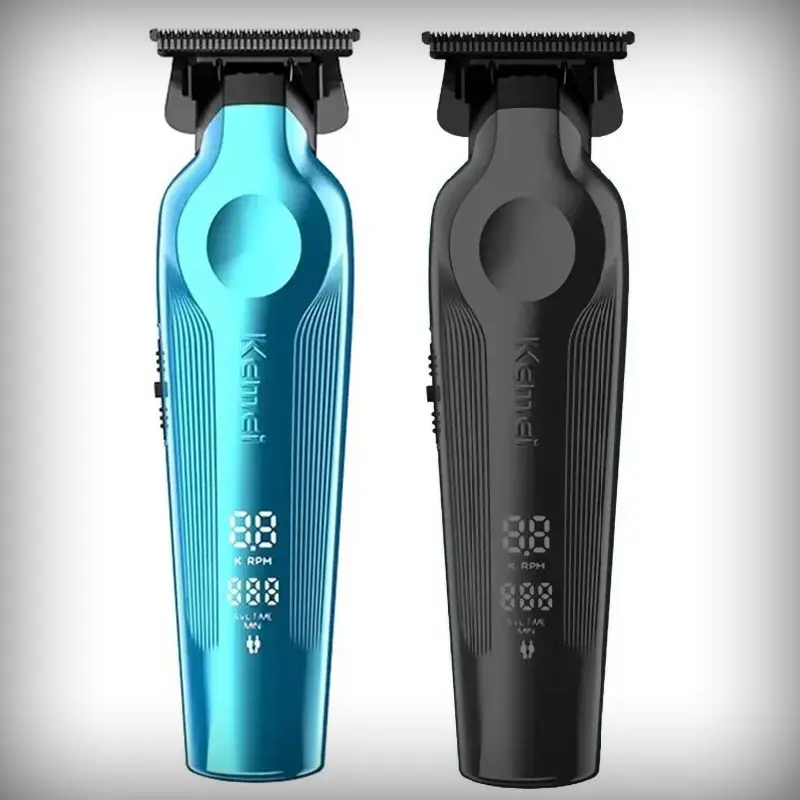 Kemei 264 Professional Men's Hair Trimmer Beard Hair Clipper Rechargeable Electric Trimer Zero Gap Blade Haircut Machine