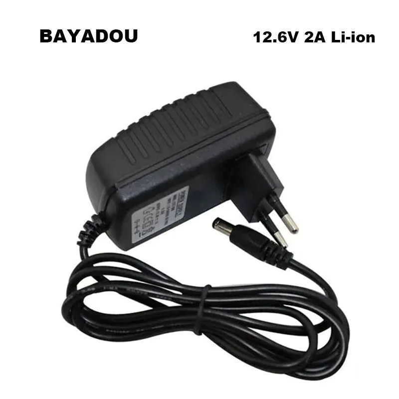 

12.6V 2A 1A 3A Lithium Li-ion Lipo Charger 12V Wall Charger For 3S 10.8V 11.1V 12 V Volt monitor LED Light Battery DC Connector