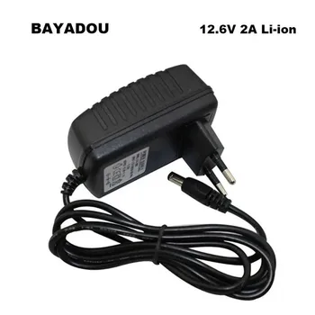 Chargeur Lipo Lithium-ion 12.6V 2A 1A 3A, chargeur mural 12V pour moniteur 3S 10.8V 11.1V 12 V, lumière LED, connecteur DC