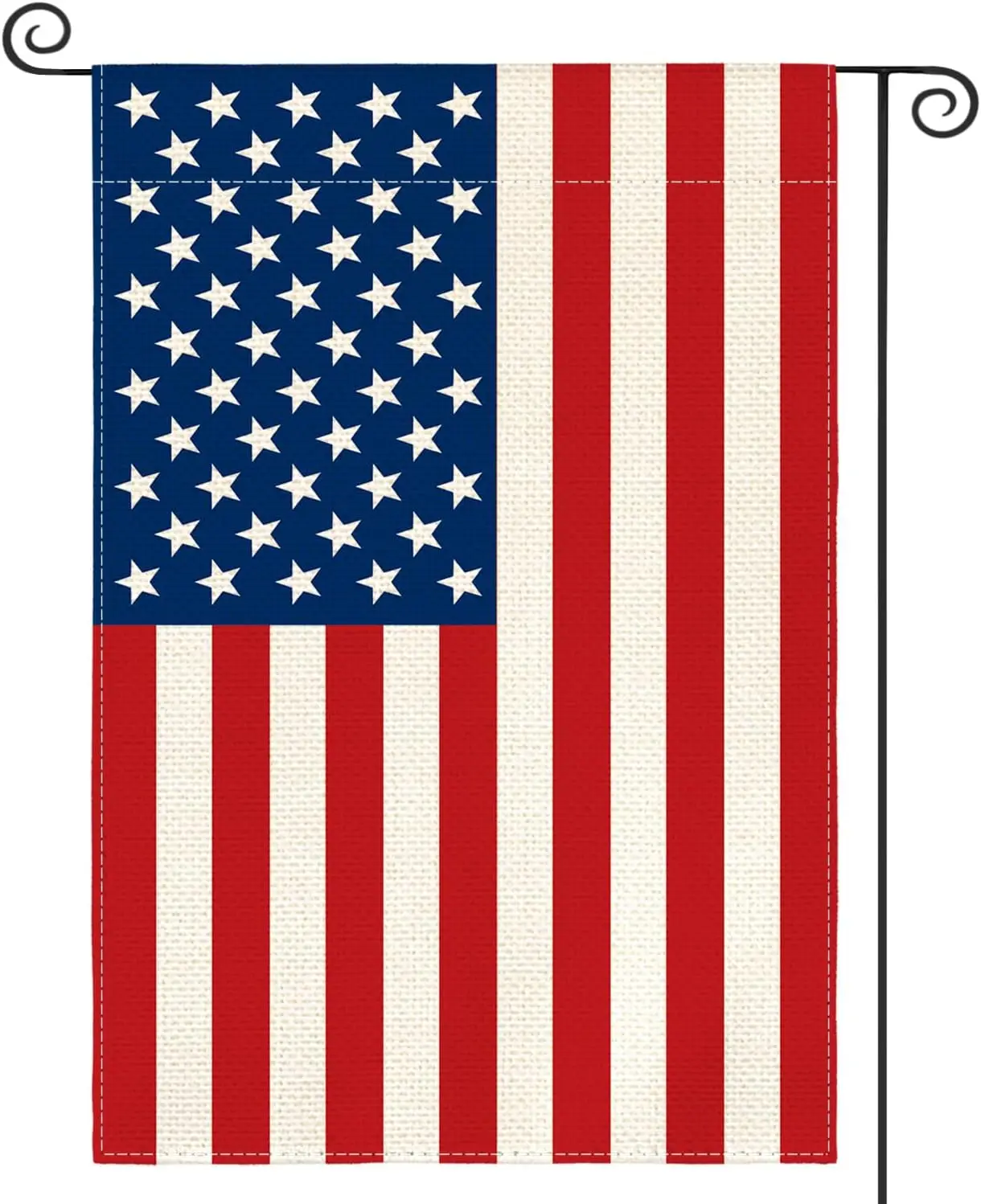 AVOIN colorlife 4th of July Patriotic Memorial Day Garden Flag 12x18 Inch Double Sided Outside, American Stars and Stripes Y WWP