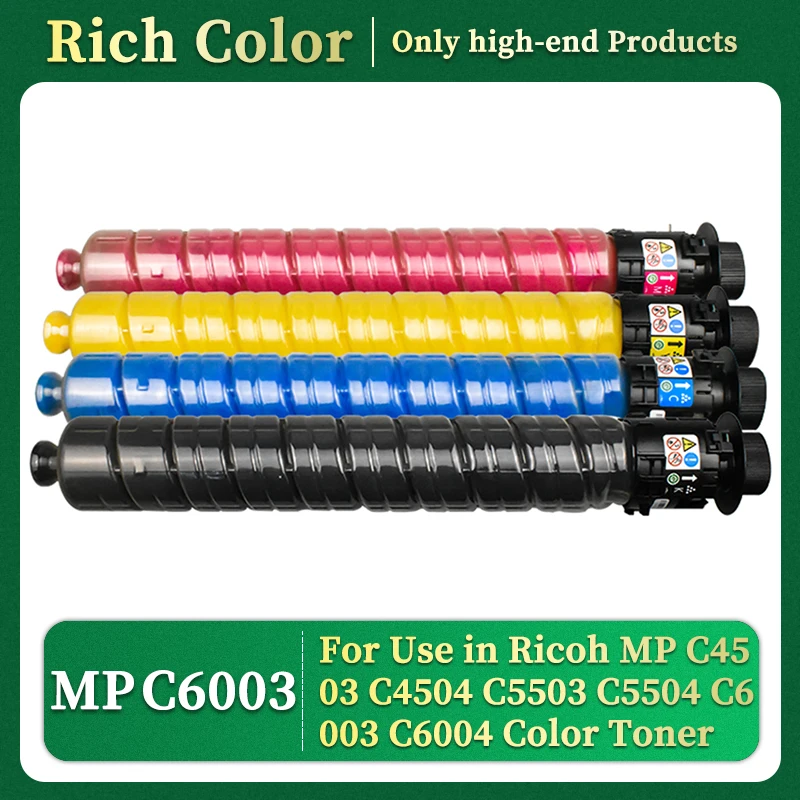 MP C6003 Copier Toner Cartridge Compatible For Use in Ricoh MP C4503 C4504 C5503 C5504 C6003 C6004 high capacity Color Toner