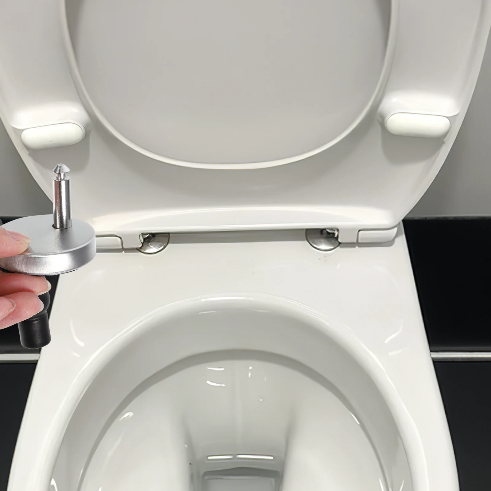 

1 set 1 Set Stainless Steel Universal Toilet Seat Fixing Screws Replacement Parts For Broken Old Toilet Lid Bolts Hinge Connect