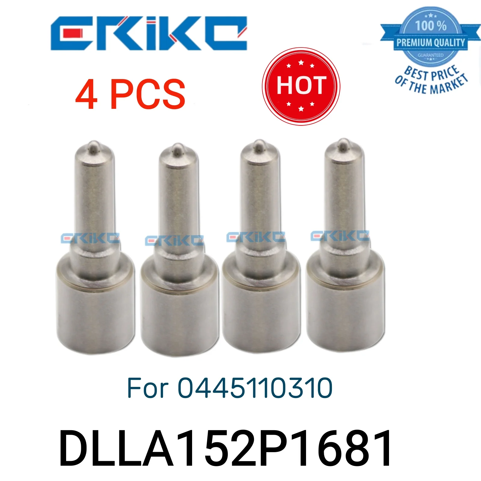 

4 PCS DLLA152P1681 Diesel Fuel Nozzle 0 433 172 029 DLLA 152 P 1681 Jet Nozzle DLLA 152P1681 Oil Spray Nozzle for 0445110310