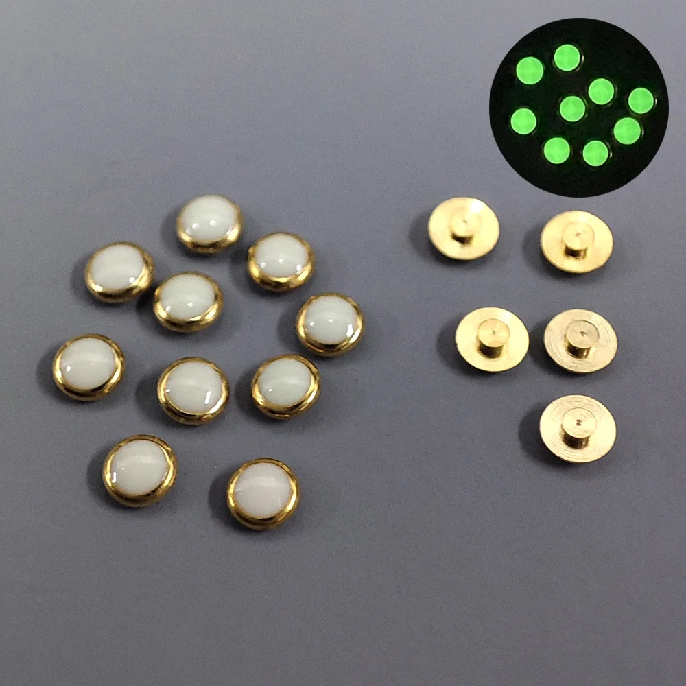 Green Blue Luminous Pip Suitable For Bezel Insert Lume Pip 12 Clock Scale Watch Bezel Luminous Pearl Replace Parts