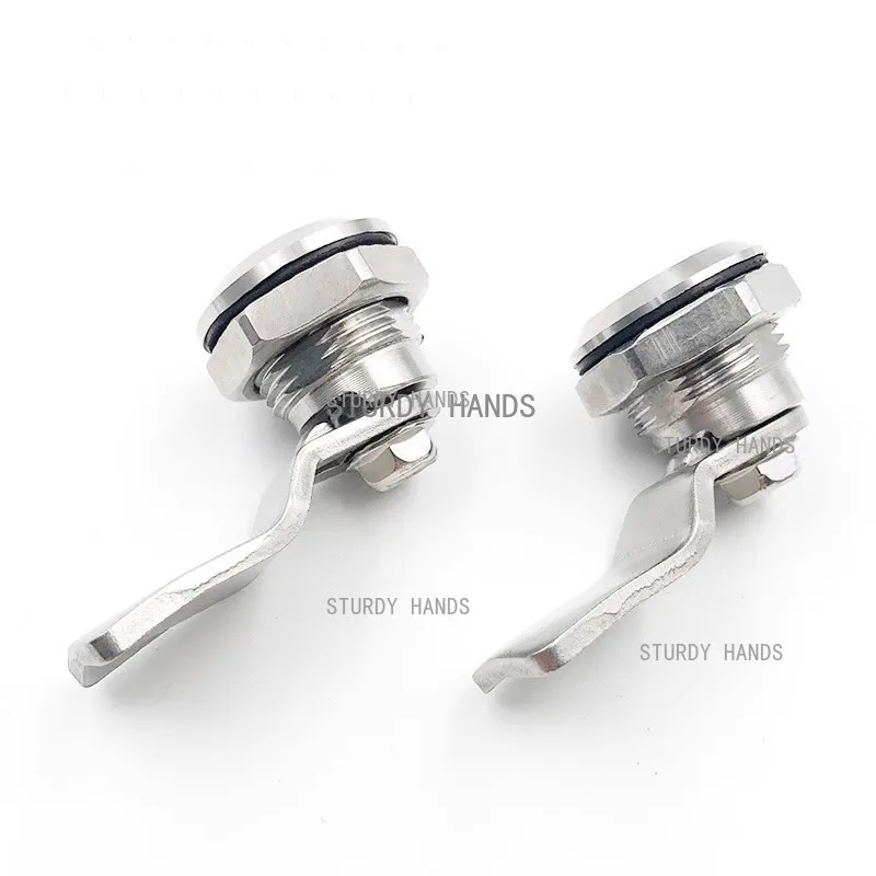 1pc 304 Stainless Steel Triangular Cam Cabinet Lock Distribution Box with Raised Tin Box Special Lock Hardware Accessories view 4