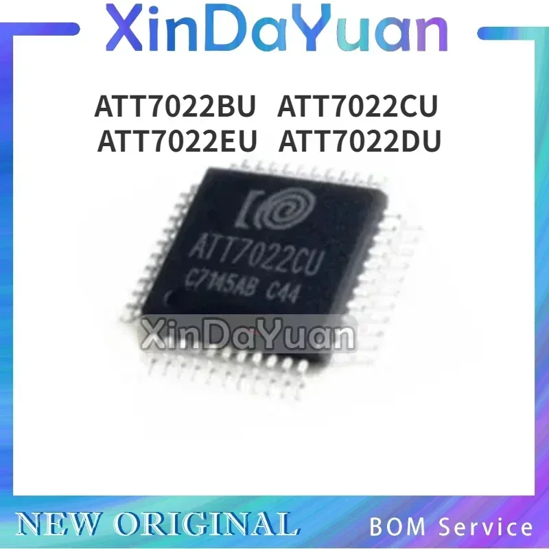 5 pcs ATT7022BU ATT7022CU ATT7022EU  QFP ATT7022DU Energy Metering IC Chip