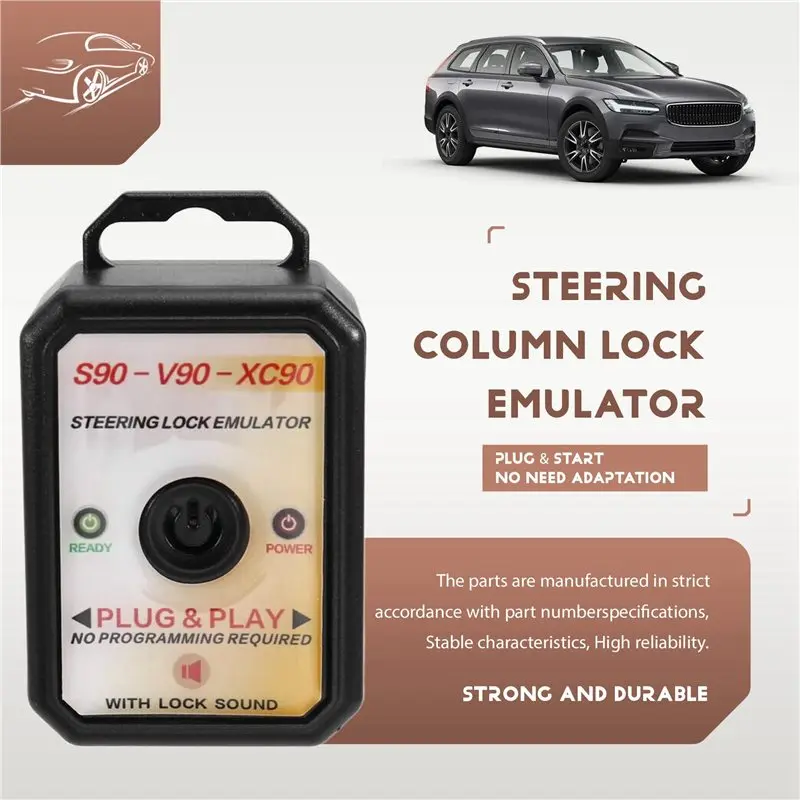 2X Car Steering Column Lock Simulator ESL ELV Emulator For Volvo V60 XC60 S90 XC90 V90 2017- 32246736 31476490 32221636