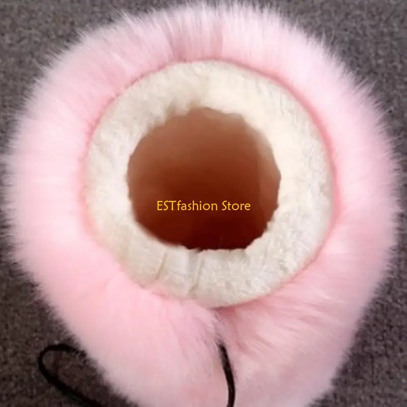 Y5GC Women Faux Furs Hand Muffs for Female Male Winter Hand Muff with Strap Warm Coldproof Hand Muffs Outdoor Activity Gear