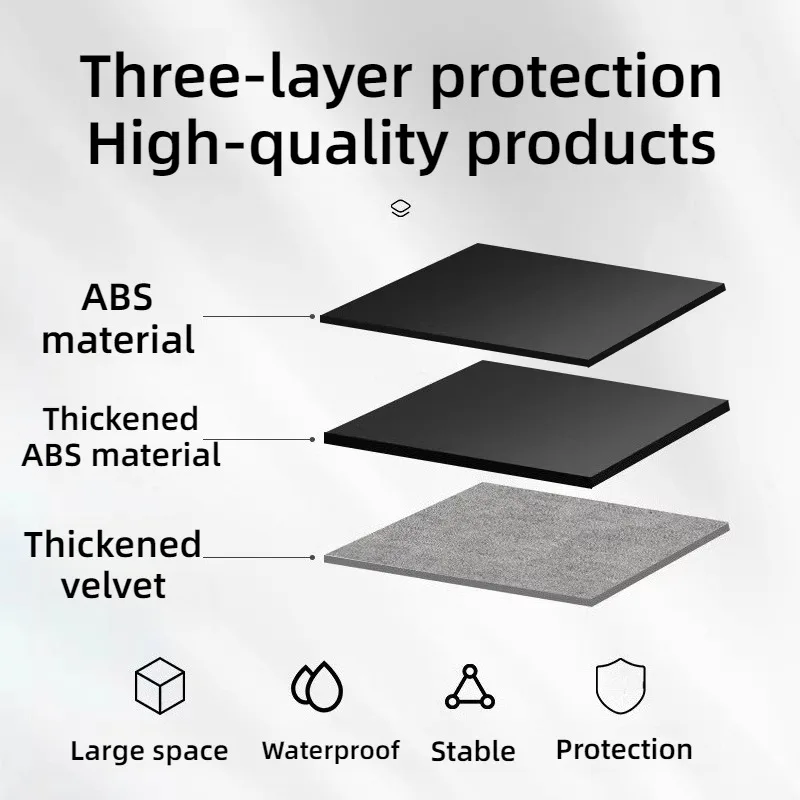 ABS Electric Guitar Case Waterproof Moisture-proof Drop-proof Shockproof Portable Bass Box Stable Musical Instrument Accessories