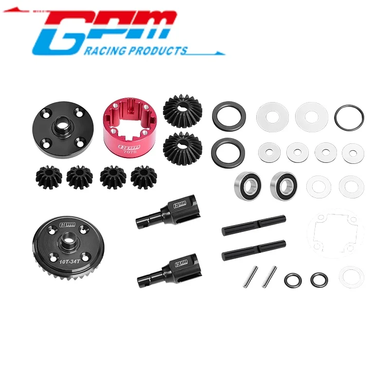 GPM MKV61034S/2 （No Diffs Oil）20CrMnTi STEEL + 7075 ALLOY FRONT & REAR COMPLETE DIFFERENTIAL FOR ARRMA 1/8 KRATON 6S V6 / NOTO
