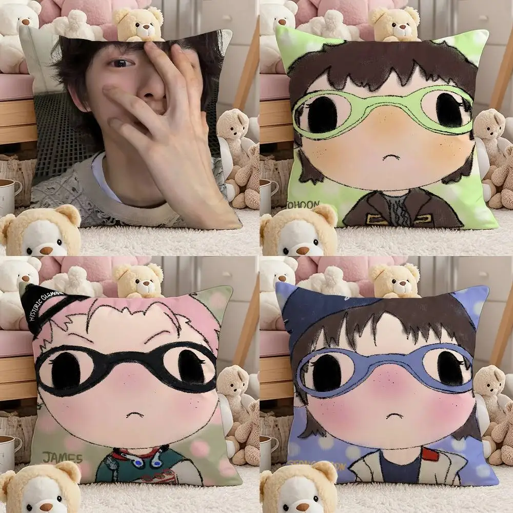 

C-C-CoRtiS Band Pillow Case Comfort Sofa Bed Silky Elegant Invisible Zipper Custom Decorative Cushion Cover