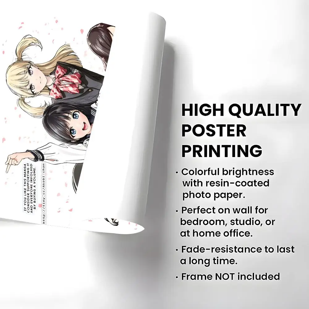 Anime Akebi's Sailor Uniform Poster High-definition  poster stickers, suitable for bedroom, living room, home decoration