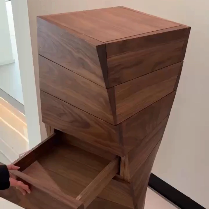 

Новый комод в китайском стиле из североамериканского черного ореха, девять ящиков, для гостиной, из массива дерева, нестандартной формы