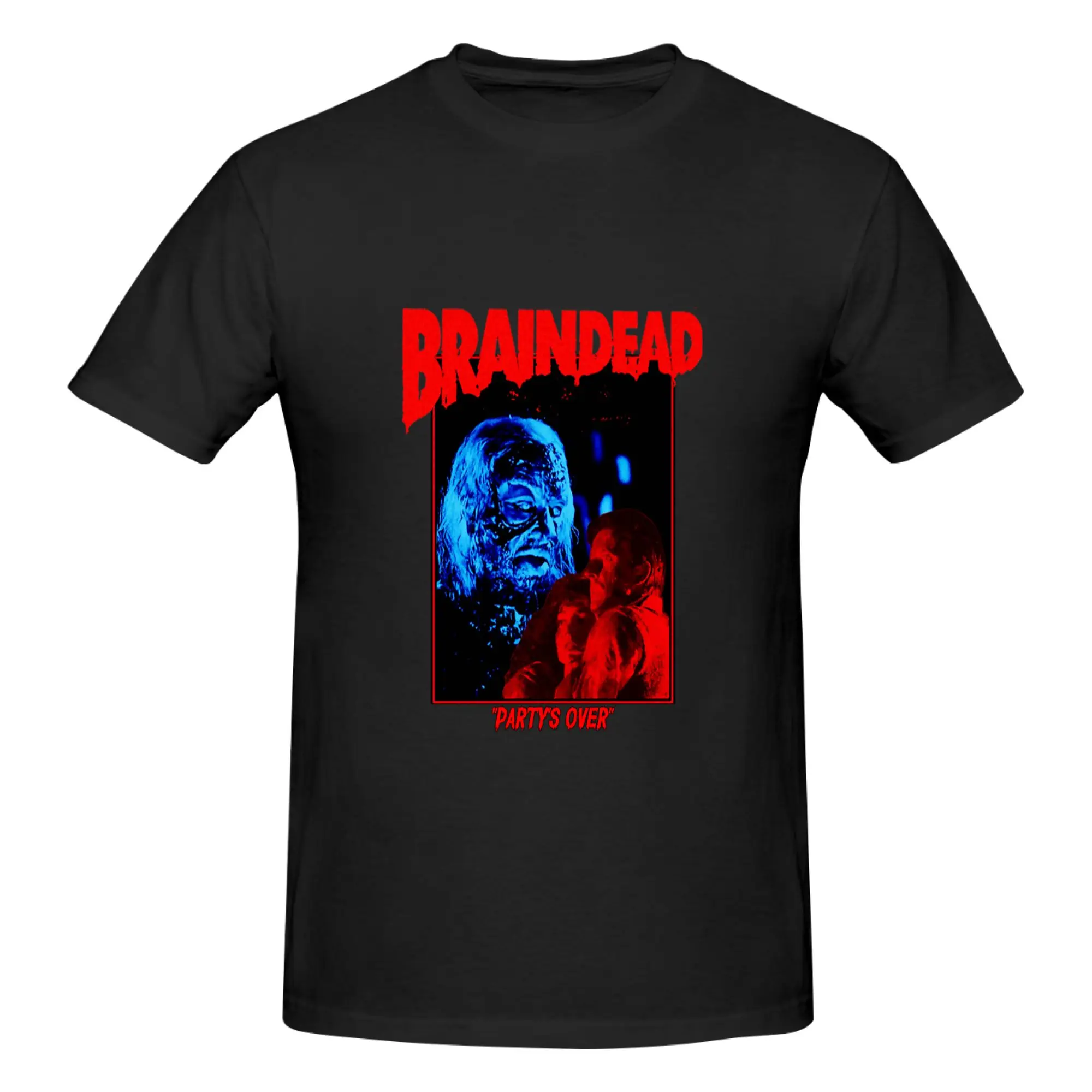 Funny Braindead Dead Alive T-shirt imprimé pour hommes, t-shirt unisexe, chemisiers