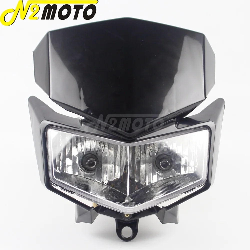 kawasaki Dトラッカー250 ヘッドライト 並行輸入品 モトクロス用LEDヘッドライトアセンブリ DRLヘッドランプ