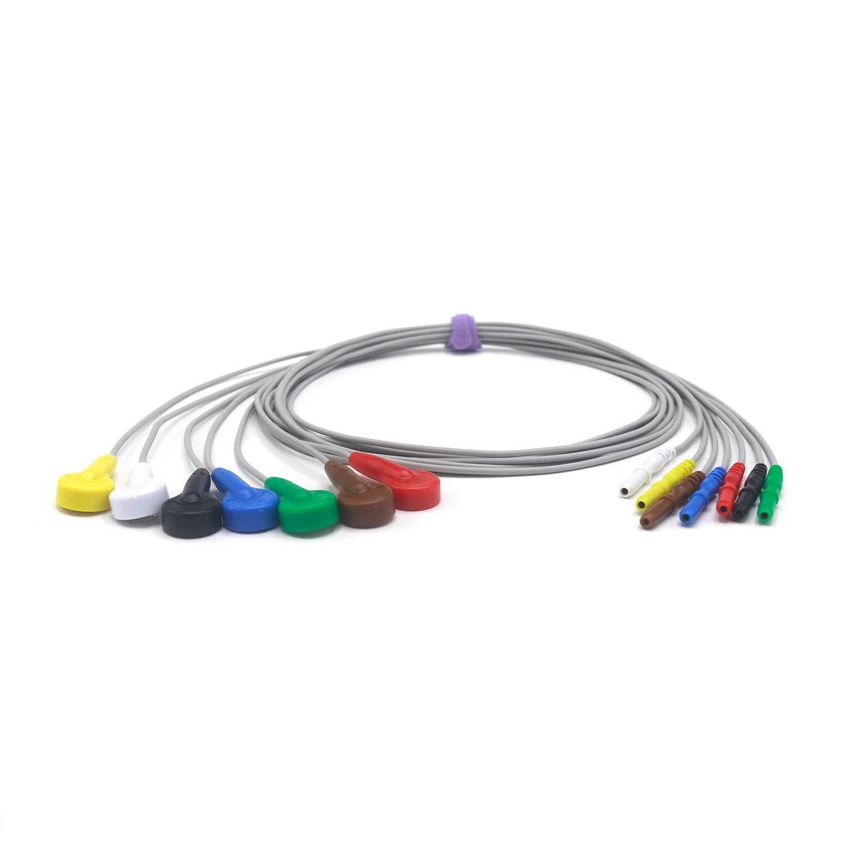 Din 1.5mm Dynamic ECG Recorder 7-Lead ECG Cable