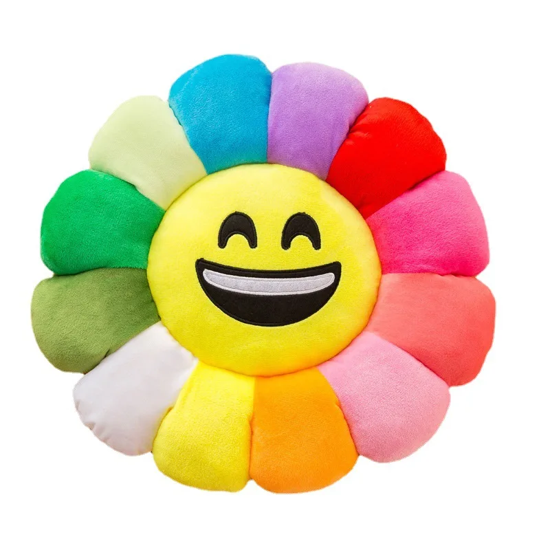 

Flower Plush Throw Pillow Soft Plant Sunflower Chair Cushion Living Bedroom Home Decorative Pillows Sofa Cushions Birthday Gifts