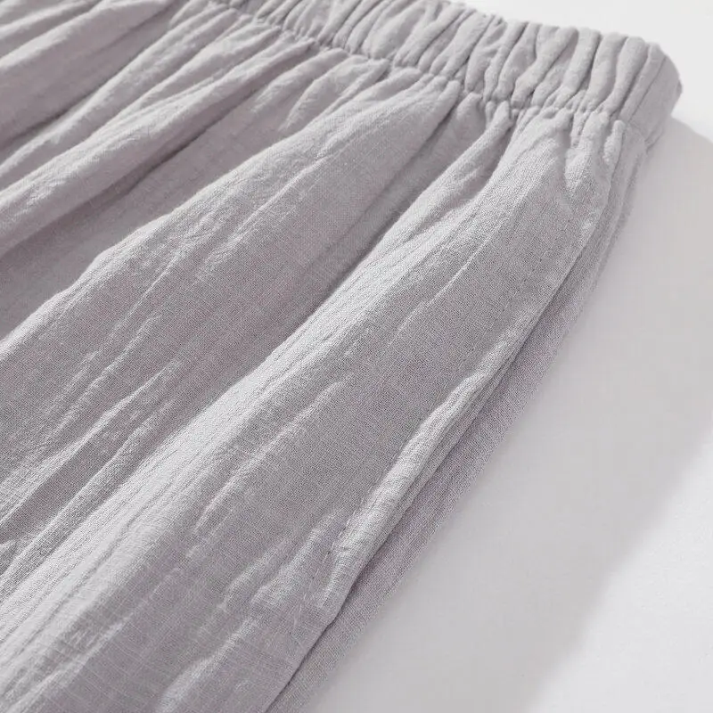 2026 Unisex Baumwoll-Leinen Hanfu Zweiteiliges Set im Buddha-Stil mit 3/4-Ärmeln, lockeres Yoga-, Meditations- und Teezeremonie-Outfit für Zuhause und Freizeit – Detail 20