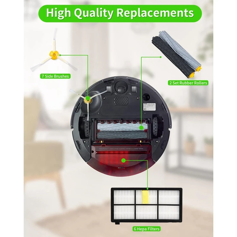 Irobot-掃除機ロボット部品,メインブラシ,Hepaフィルター,irobot roomba 860, 865, 870, 880, 896, 960, 966, 971, 976, 980, 981