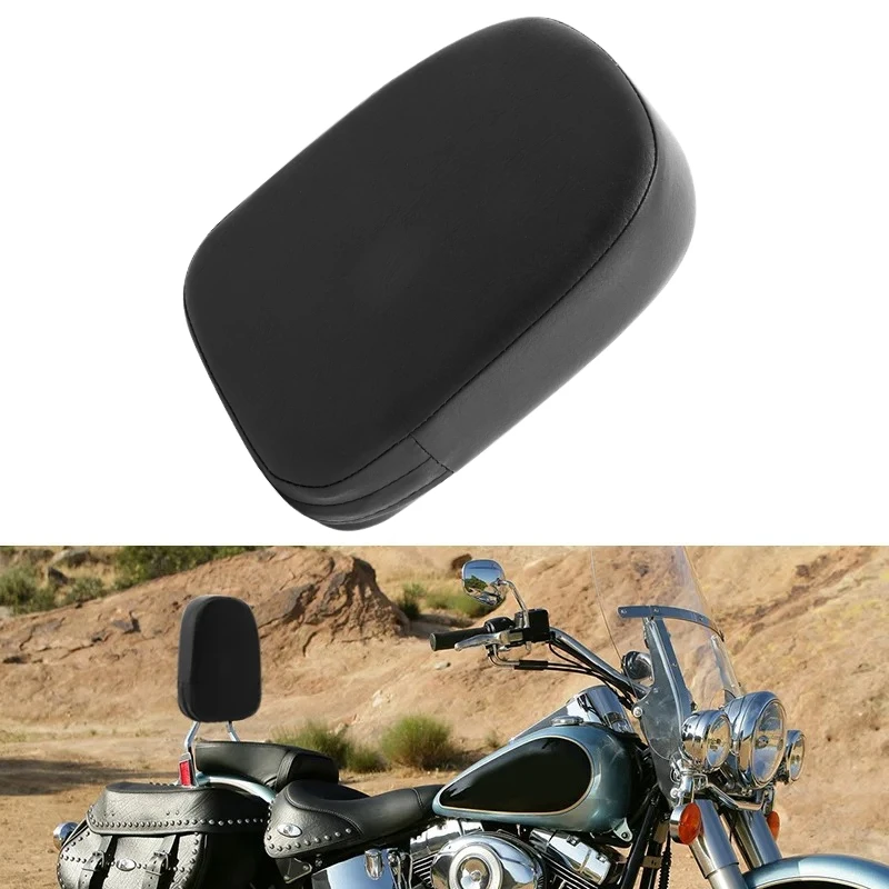 Cojín de cuero PU para respaldo trasero de motocicleta, para Honda, Yamaha, Suzuki, Harley, Bobber, Chopper, Crusier, Touring