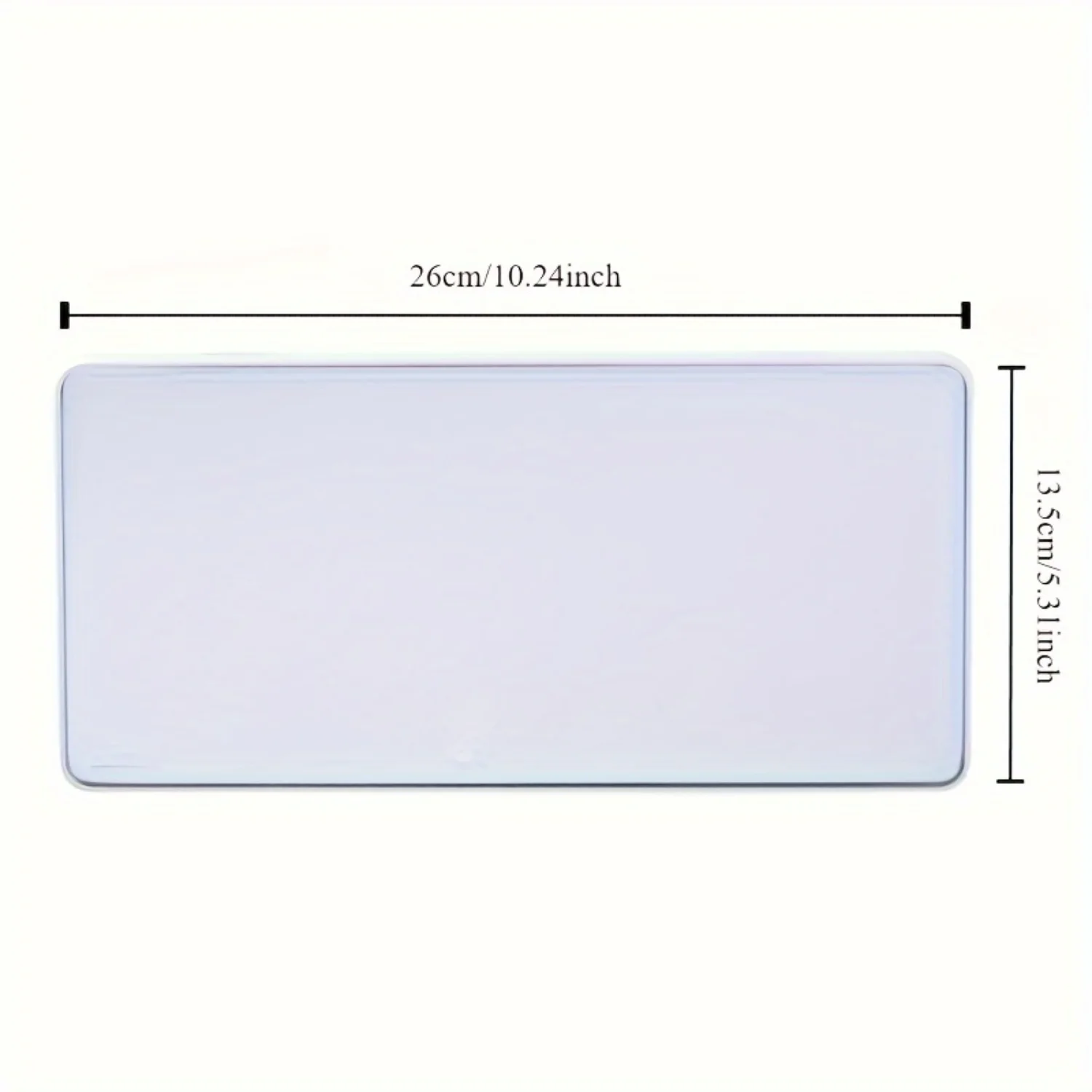 

1pc Portable Car Sun Visor Makeup Mirror, Universal Fit Flat Glass Rectangle Cosmetic Mirror for Vehicle