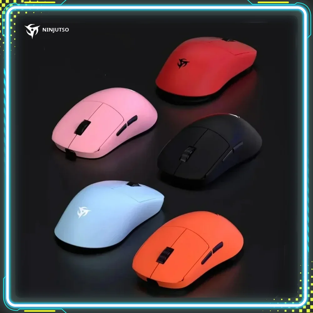 NINJUTSO X VAXEE SORA ماوس الألعاب 4k Paw3950 خفيف الوزن بيئة العمل الكمون المنخفض مخصص لاسلكي وضع مزدوج الفئران الكمبيوتر الرياضة الإلكترونية هدية #1