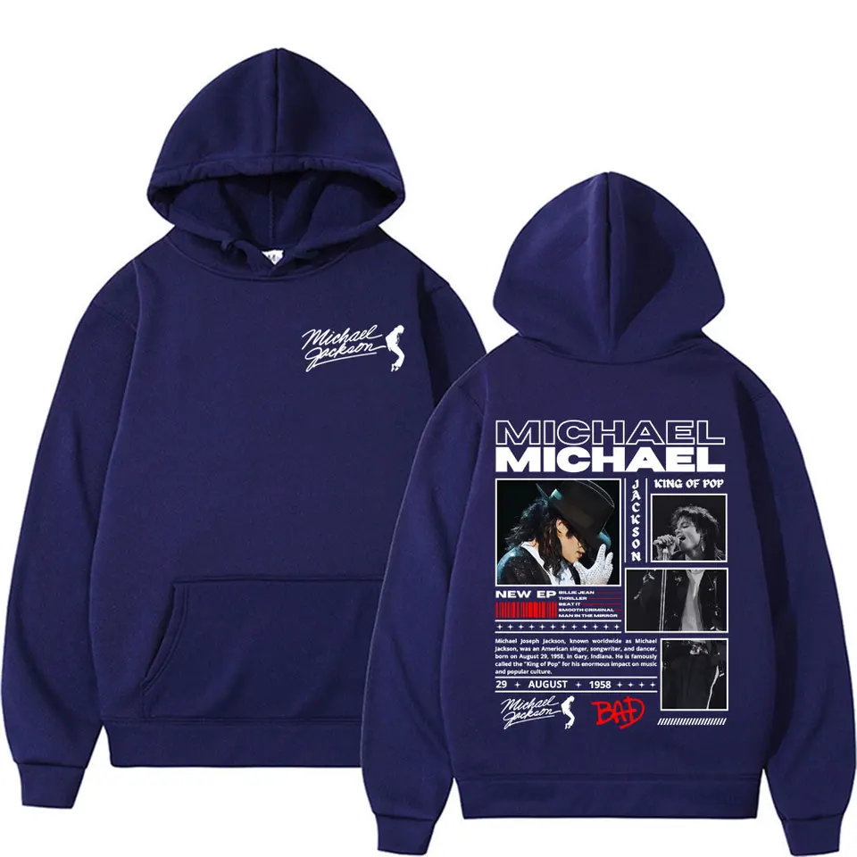 Limited Michael Jackson Hip Hop Style Graphic Sweatshirt Men Women