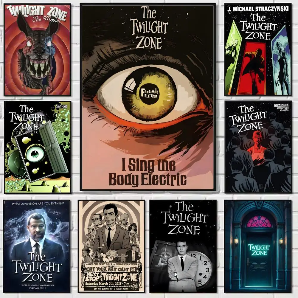 D-Drama The Twilight Zone TV Painting Calligraphy Canvas HD Poster Wall Art interior Hallway Home Decoration Holiday Gifts