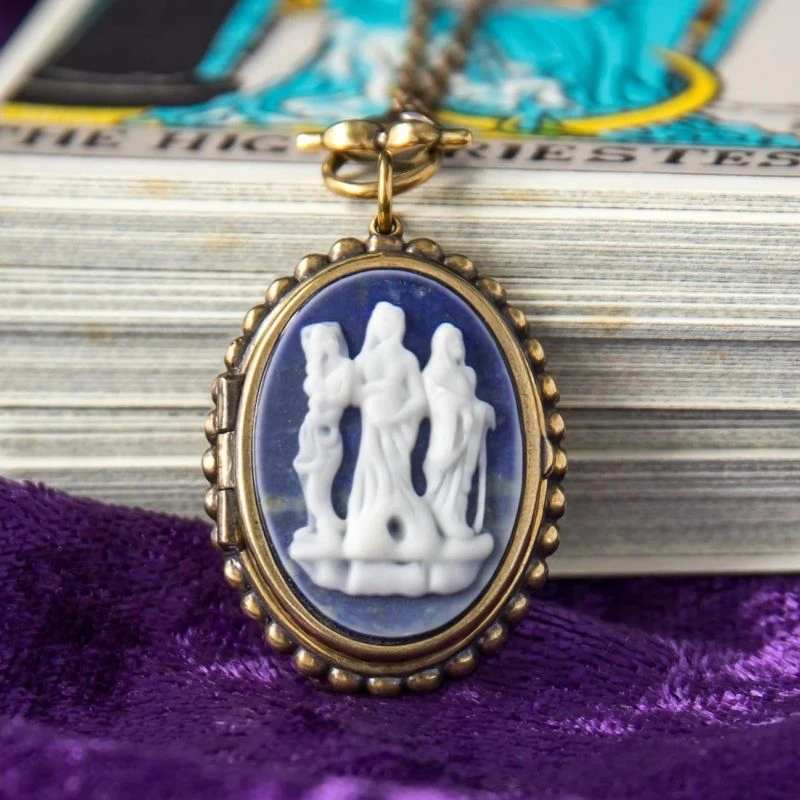 TV-Serie Agatha Harkness Hexen-Cosplay-Halskette Legierungsanhänger Choker-Kette Schmuck-Accessoire Ornament Dekoration Sammlerstück – Detail 4