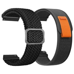1PCS 20mm or 22mm Nylon Strap for Garmin Forerunner 255 265 645 245 Band Venu 2/3/SQ/2 Plus Wristband Vivoactive 3 5 4 Bracelet
