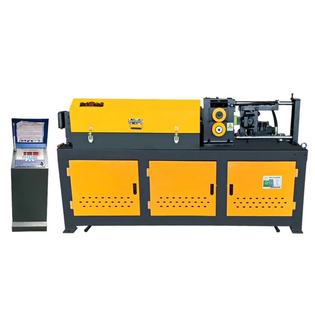 Construction machinery deformation reinforced concrete steel wire stirrup straightening and cutting machine