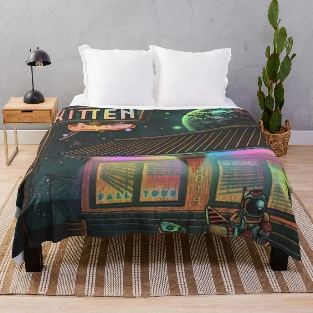 

Good Music Rainbow Kitten Surprise Band Throw Blanket for sofa sofa bed Beach Soft Plush Plaid Blankets