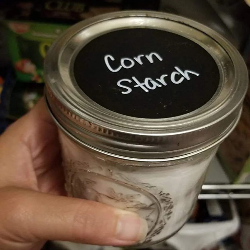 

2pcs 2 Rolls 5Cm Waterproof Chalkboard Label Stickers For Kitchen Restaurant Organization Reusable Blackboard Sticky Paster