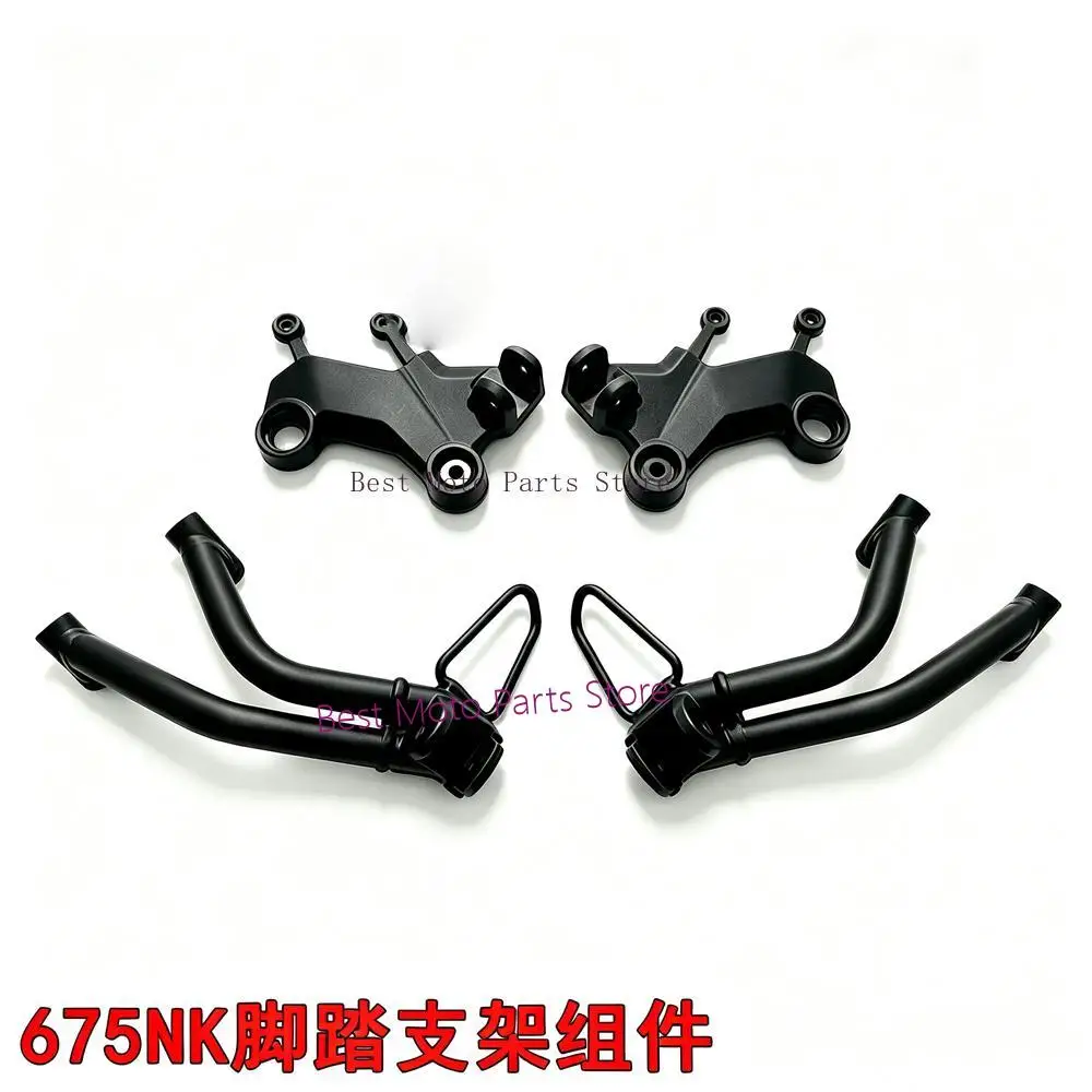 For CFMOTO 675NK L&R Rear Footpeg Bracket Welded Assembly CF650-11 Pedal Bracket Welding Motorcycle Accessories