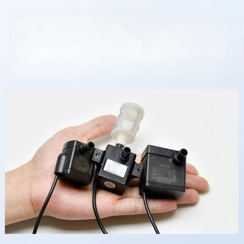 Low voltage DC brushless micro submersible pump DC5v 12V solar submersible pump fish tank silent usb port water pump