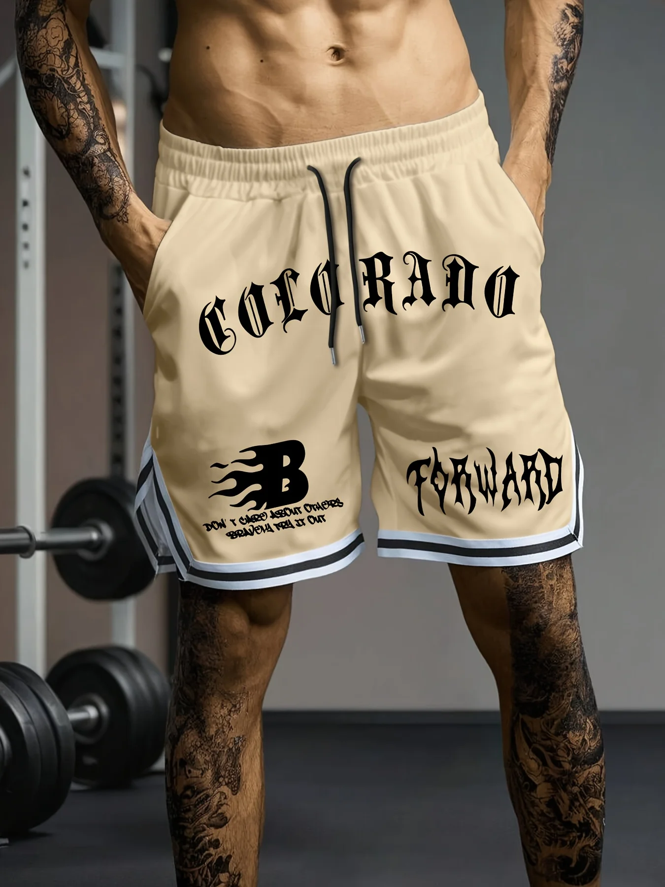 

The new men's shorts for the summer of 2025 are casual fashionable soft comfortable and printed with 3D patterns