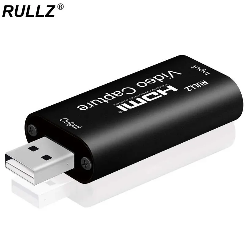 Oryginalna karta przechwytująca Rullz 4K HDMI USB 1080P Urządzenie przechwytujące gry do nagrywania wideo PC Android Telefon Streaming Transmisja na żywo